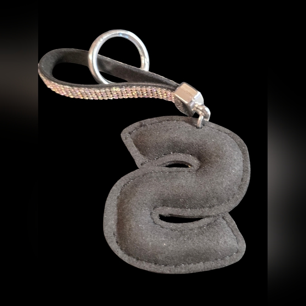Crystal Rhinestone "S" Keychain - Picture 2 of 2